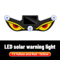 Solar Demon's Eye Car Dynamic LED Light | No Wiring Moving Eyes Car Decoration