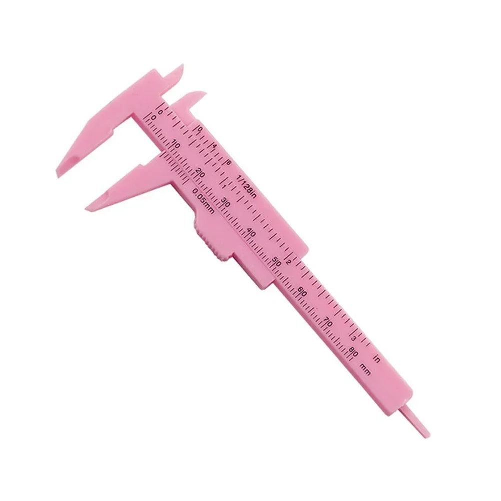 Student Plastic Vernier Caliper 0-80mm | Precision Measuring Tool for Students and DIY