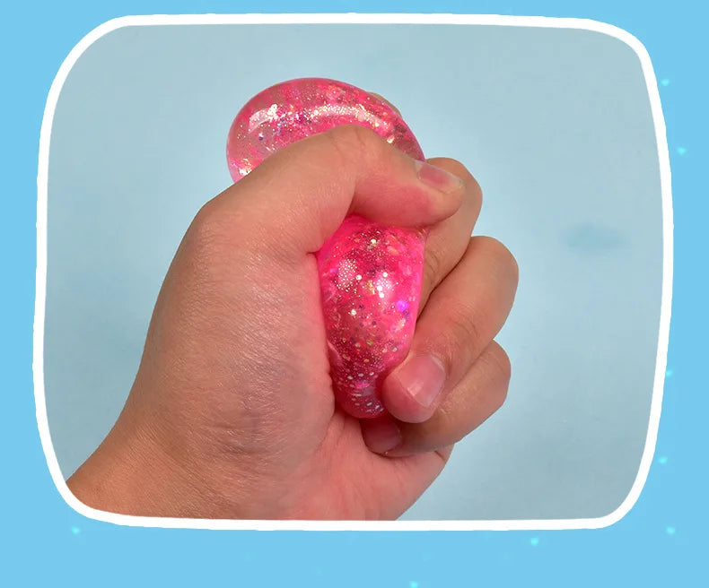 Maltose Cute Colorful Aurora Love Squeezing and Venting Toy | Slow Rebound Stress Relieving Adult Gift