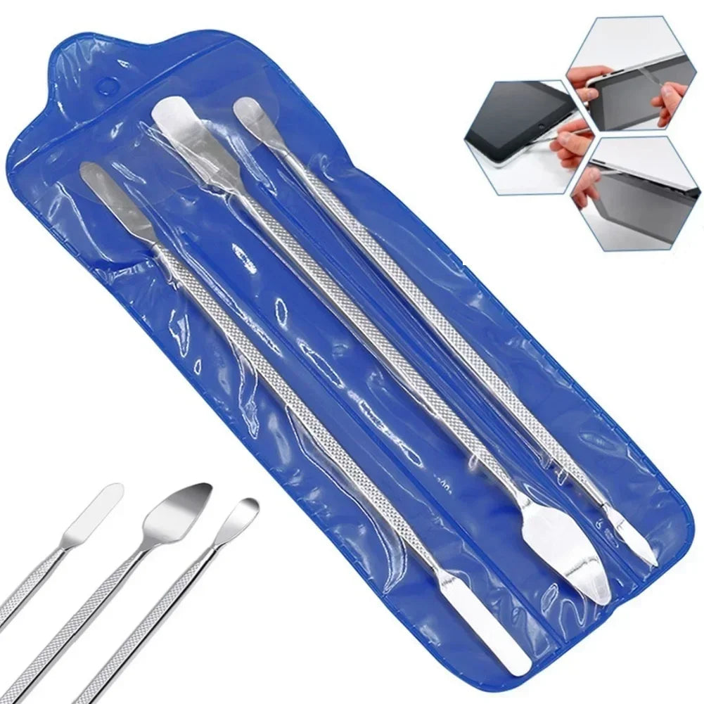 3Pcs Metal Spudger Pry Tool Set | Universal Opening Opener for Phone, iPad, Tablet, and Computer Repair