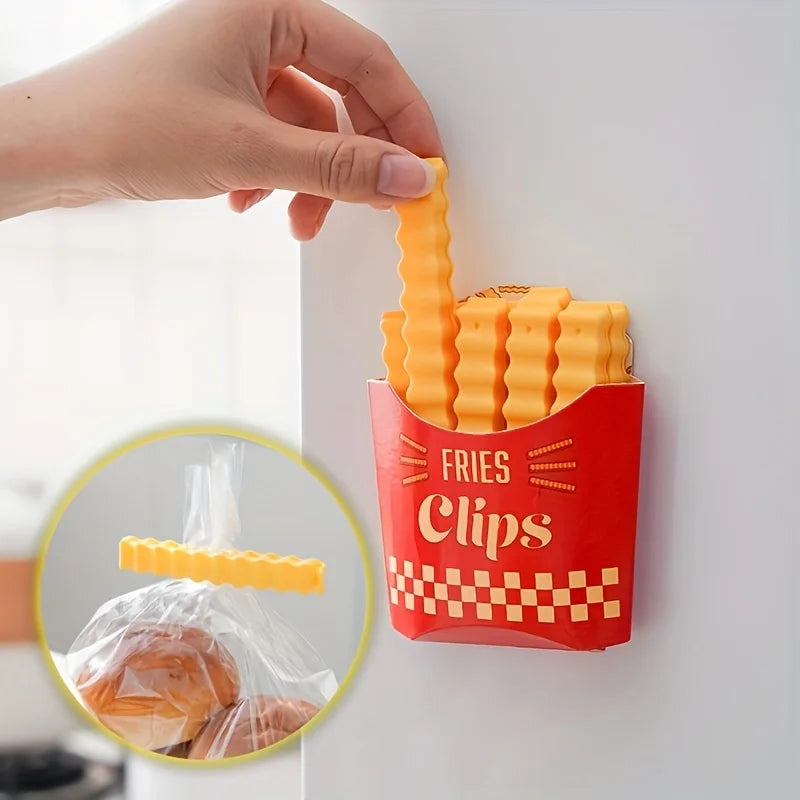 Chip-Shaped Bag Clips and Snack Storage Set | Kitchen Food Saver