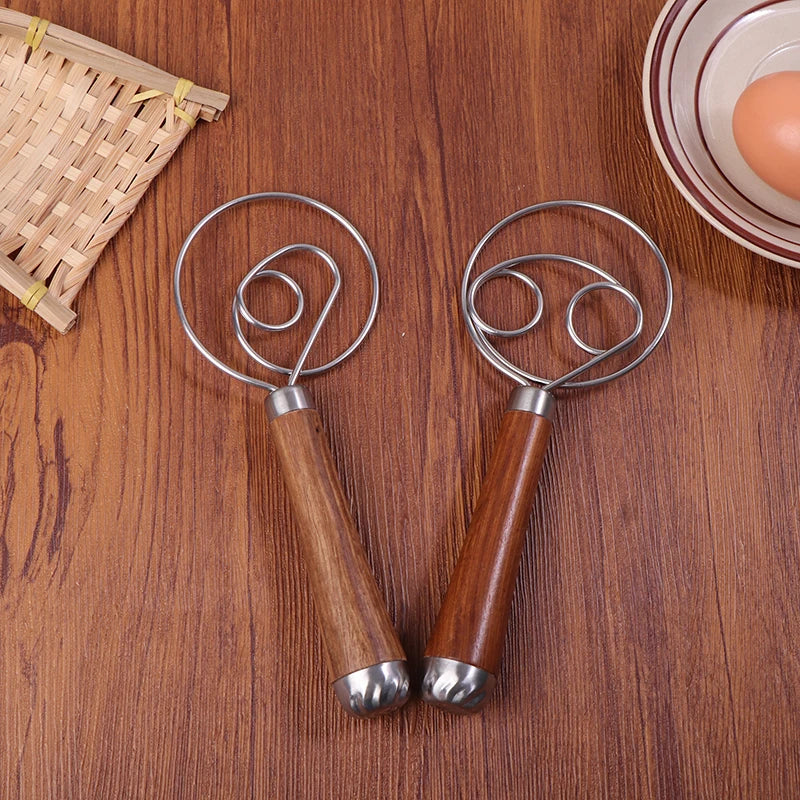 Danish Dough Whisk | Stainless Steel Mixing Rod for Baking