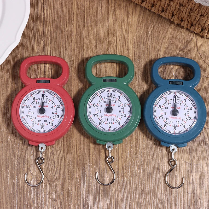Portable Hanging Spring Scale 10kg | Mini Fishing and Luggage Weigher