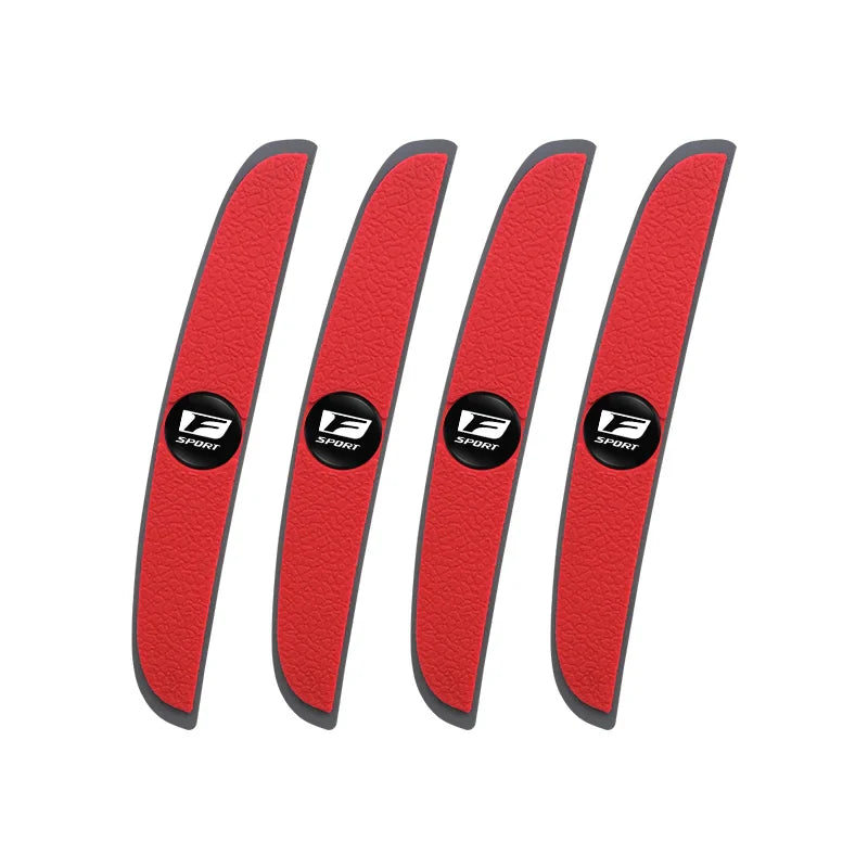 4Pcs Silicone Car Door Edge Protector Strips | Anti-Collision Pad for Lexus Models
