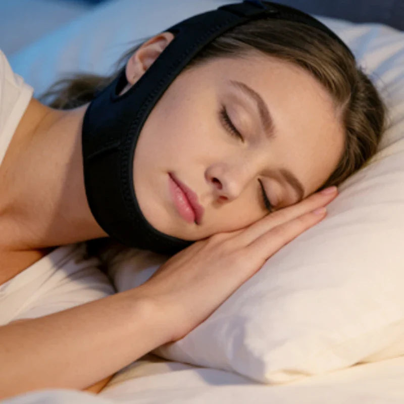 Anti-Snoring Chin Strap | CPAP Mouth Tape Alternative for Quiet Sleep