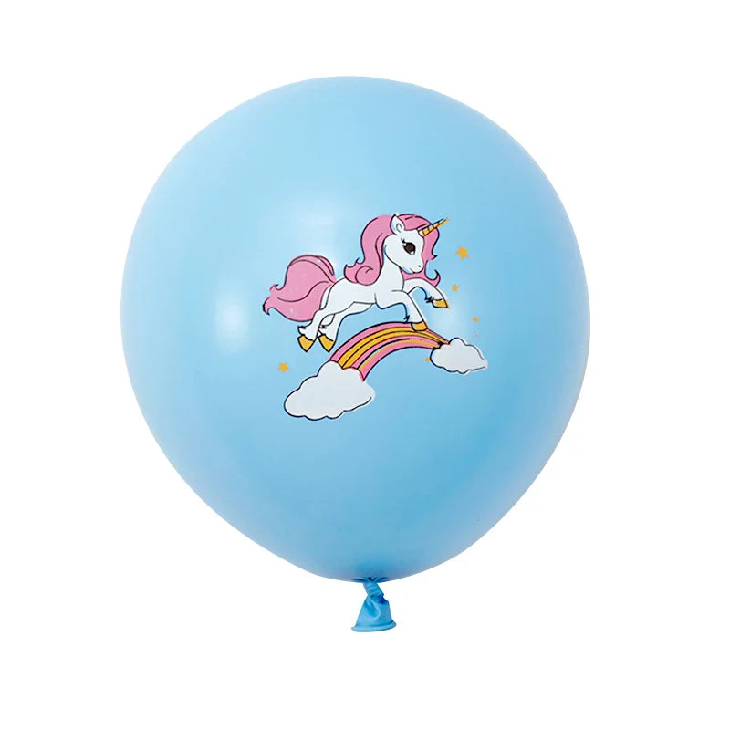20pcs Pink Unicorn Latex Balloons | Unicorn Theme Birthday Party Decoration