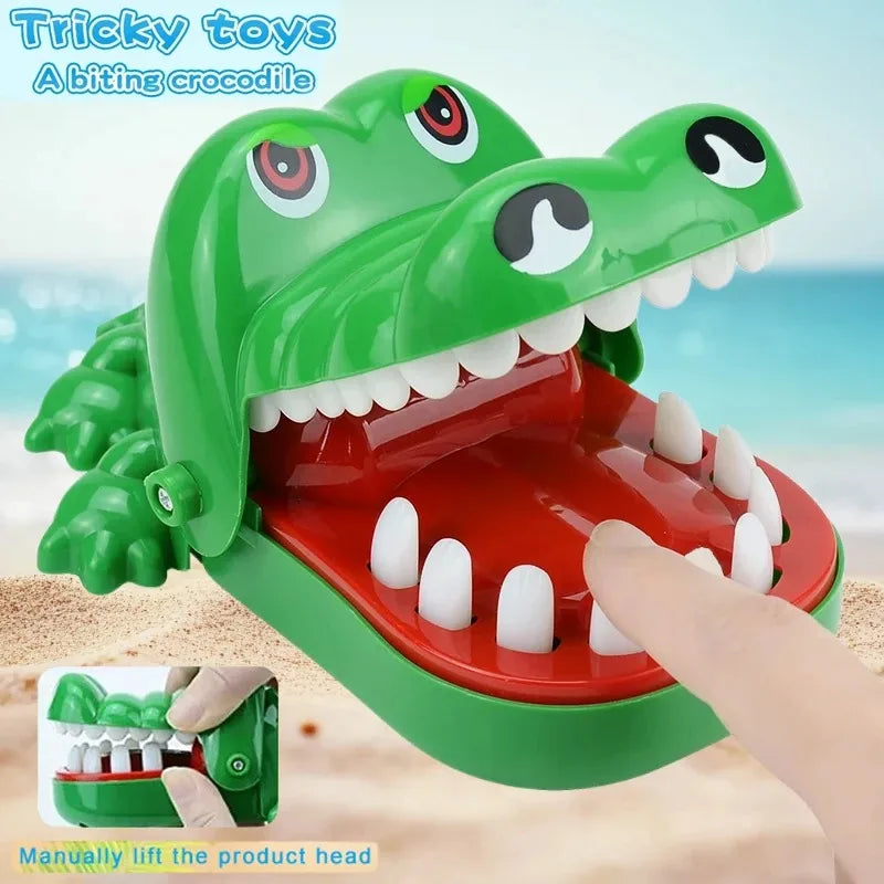 Bite Finger Crocodile Pinch Toy | Classic Family Game for Stress Relief and Party Fun