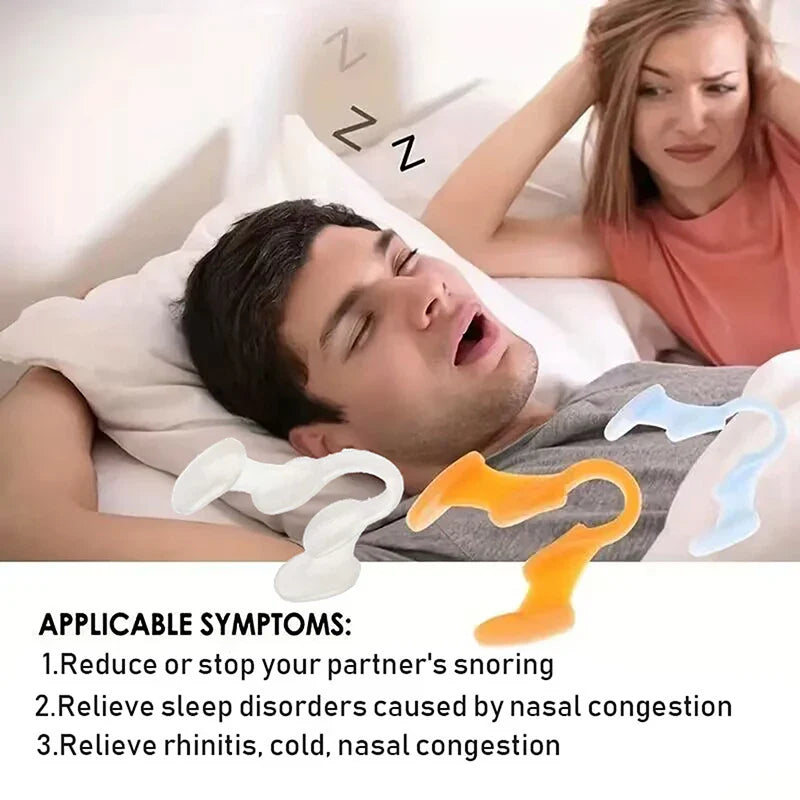 10Pcs Silicone Nose Dilator for Snoring | Anti Snoring Nasal Clip Set