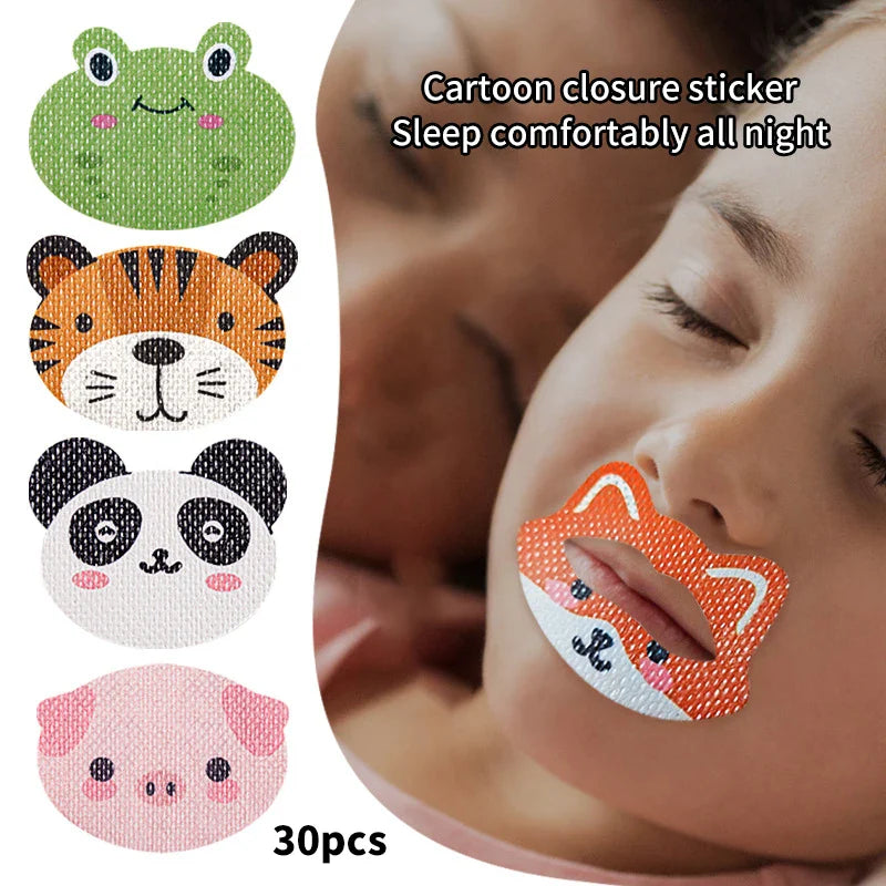 Children Anti Snoring Stickers | 30 Pack Mouth Breathing Correction Tape