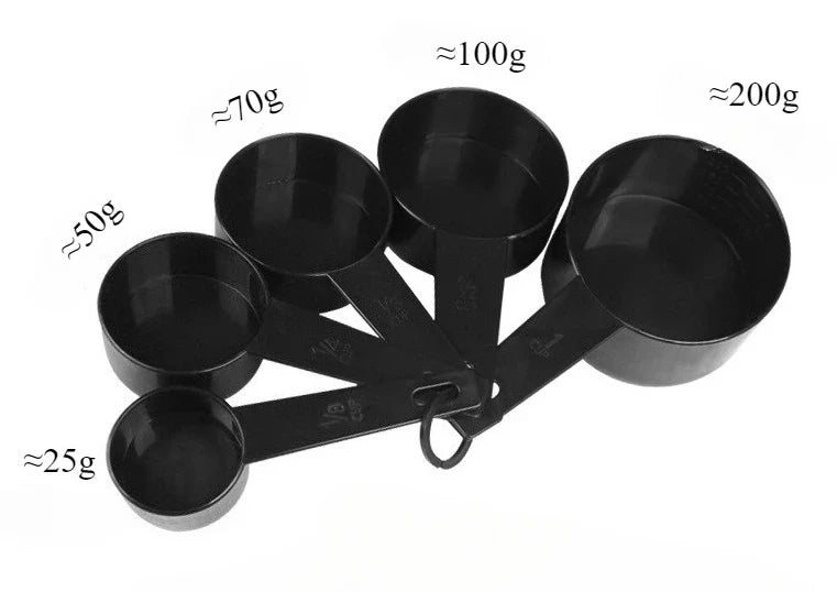 PP Measuring Spoon Set | Lightweight Plastic Kitchen Scoops