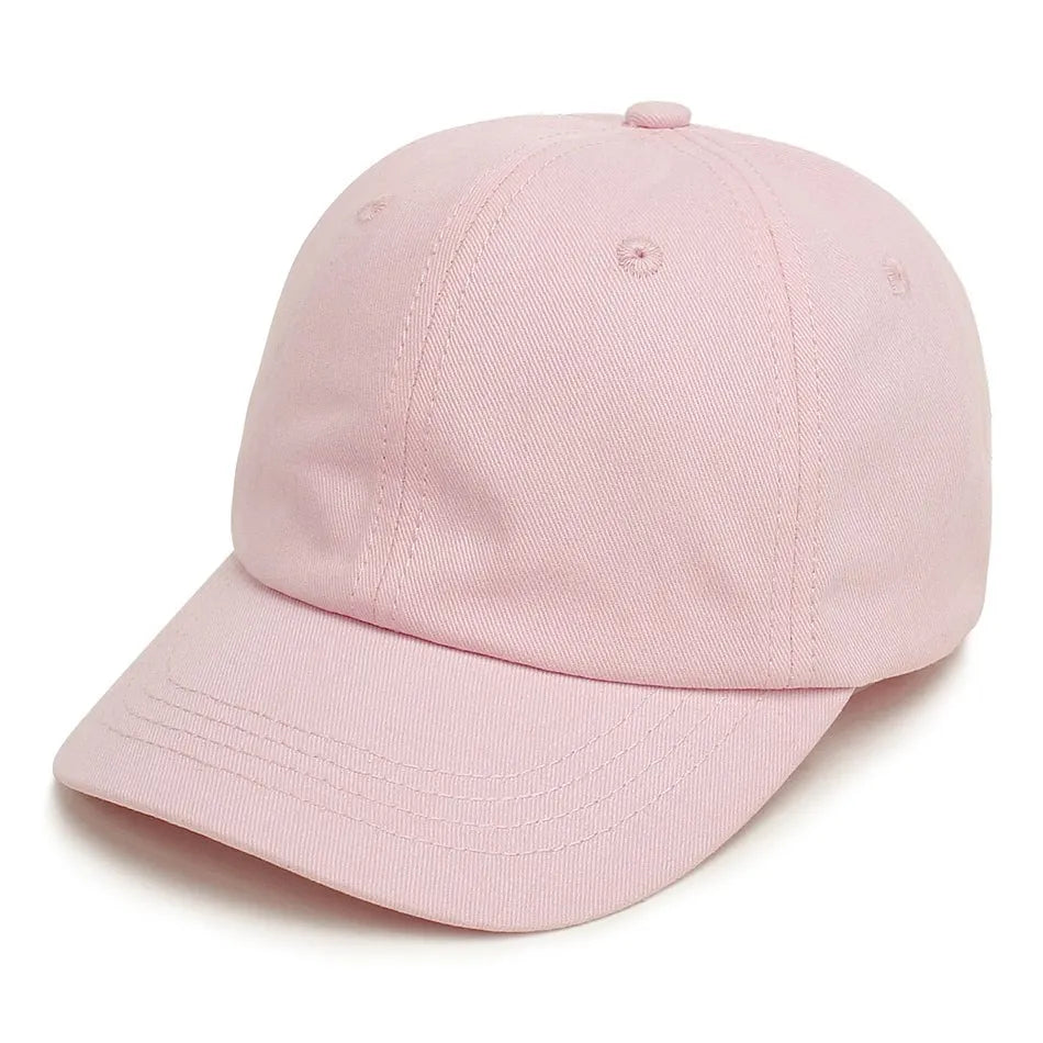 Baby Baseball Cap for Toddler | Low Profile Sun Hat with Adjustable Strap