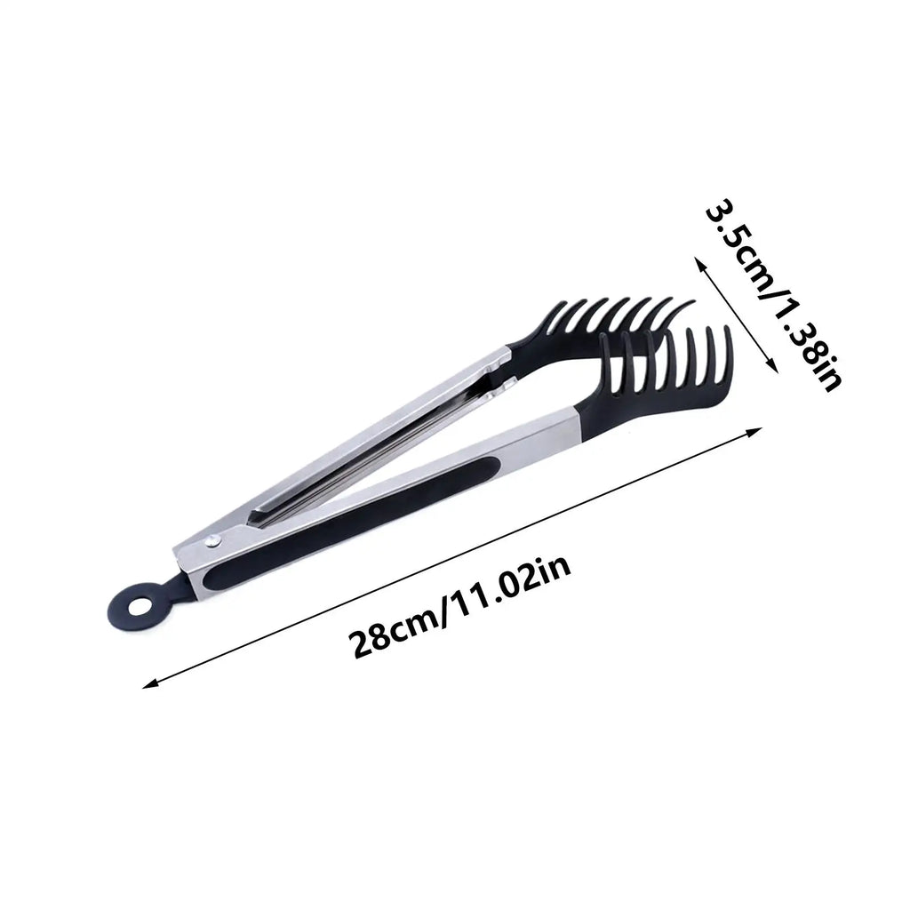Silicone Food Tongs | Non Stick Cooking Serving Tongs for BBQ Salad and Pasta