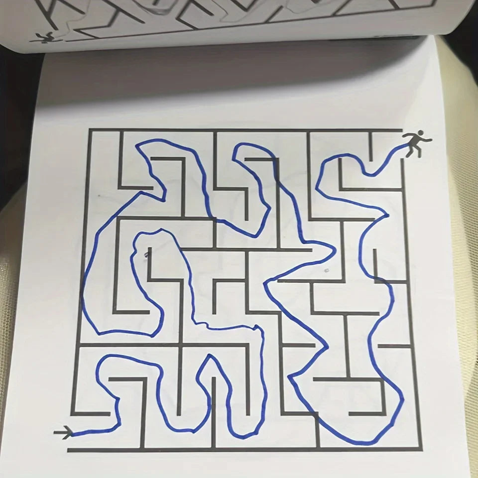 Kids Maze Puzzle Book for Focus and Thinking Skills | Fun Learning Activity