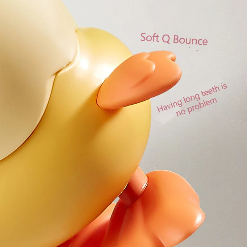 Clockwork Chick Toy on Chain | Wind-Up Crawling Chicken for Baby