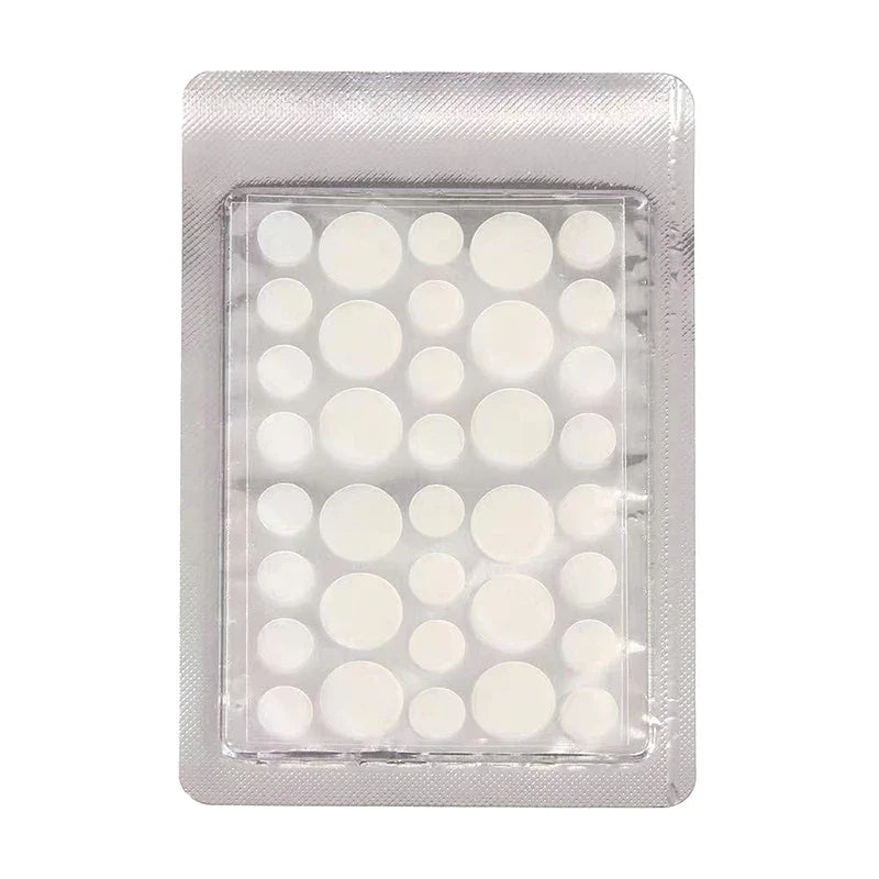 24pcs/36pcs Round Hydrogel Invisible Acne Sticker | Skin Care & Makeup Cover Patches