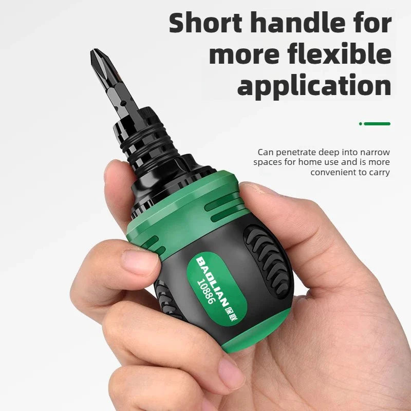 Ratchet Screwdriver Set with Multifunctional Adjustable Bits | Precision Hand Tool Kit
