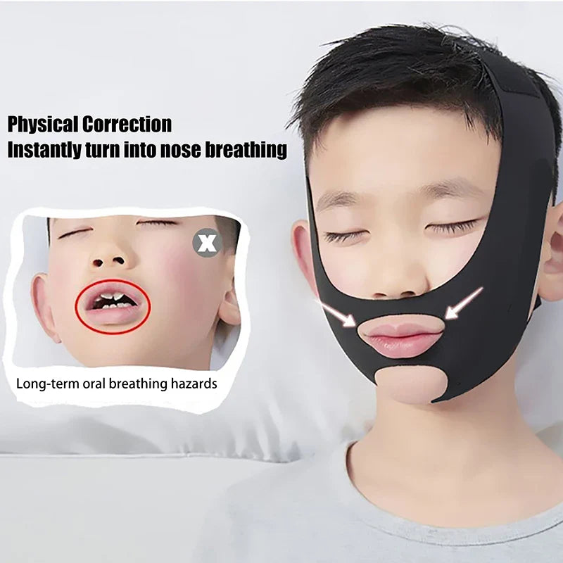 Children Sleeping Mouth Tape | Anti Mouth Breathing Correction Strap for Kids