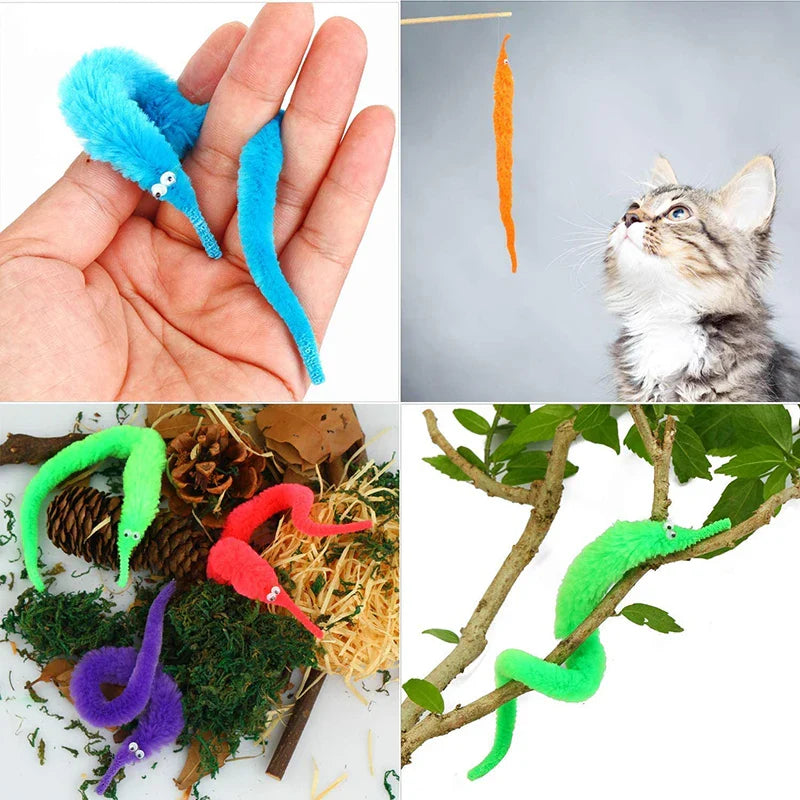 15-Piece Fuzzy Worm Magic Caterpillar Toy Set | Funny Prank Gifts for Kids