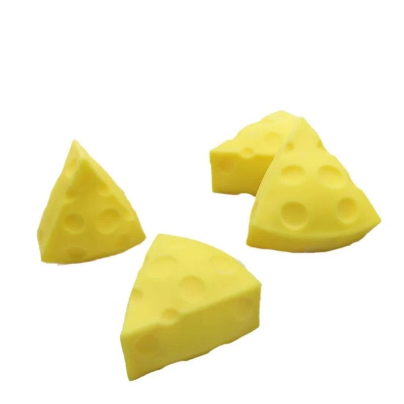 Adult Squeeze Toy Simulation Cheese | Soft Sticky Slow Rebound Decompression Fidget