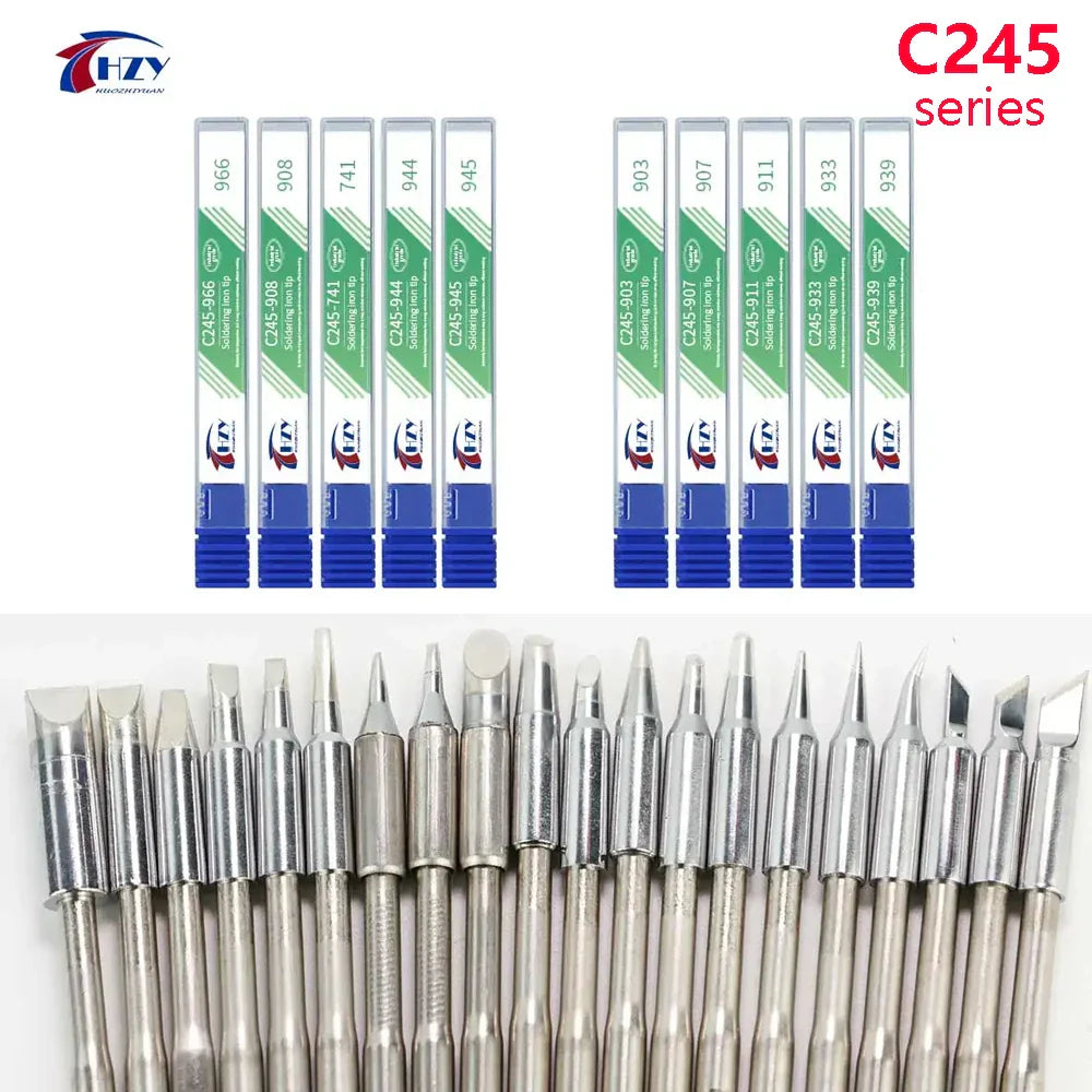 C245 Series Soldering Iron Tips | Universal T245 Handle Compatible Set for Phone Repair