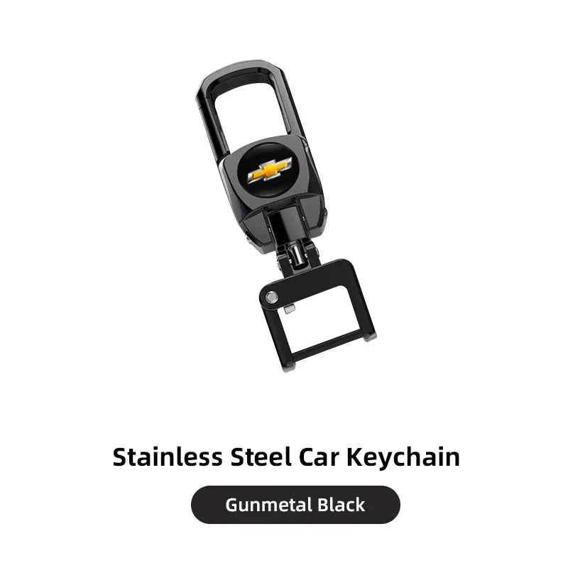 Chevrolet Metal Keychain Key Ring | Car Logo Pendant for Auto Accessories