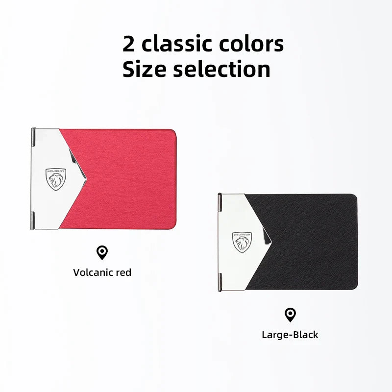 Car Driver License Storage Bag | Protective Sleeve for Peugeot 206 307 308 207 3008 208 407 508 2008 5008