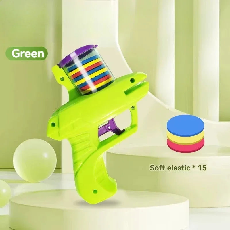 Children's UFO Radish Gun Toy | Safety Soft Bullet Outdoor Battle Set