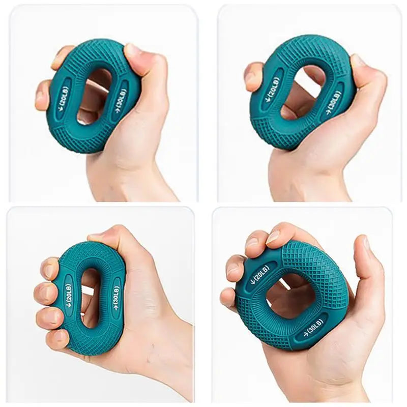 Silicone Finger Gripper Ring | Hand Muscle Strengthener for Grip Training and Wrist Recovery