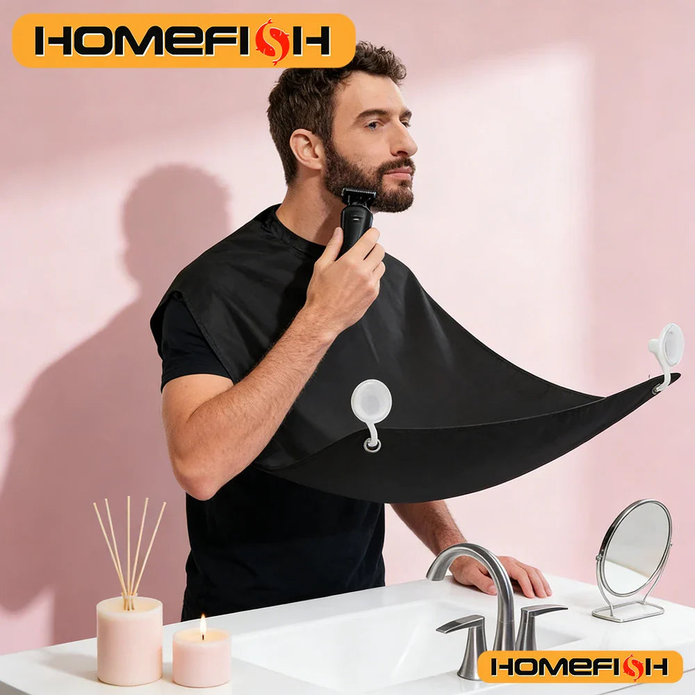 Men's Shaving Apron | Waterproof Barber Bib for Mess-Free Trimming
