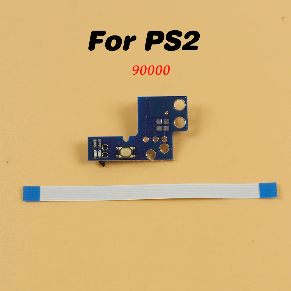 Power ON OFF Reset Switch Board 8Pin Flex Ribbon for PS2 | PlayStation 2 70000 90000 Repair Part