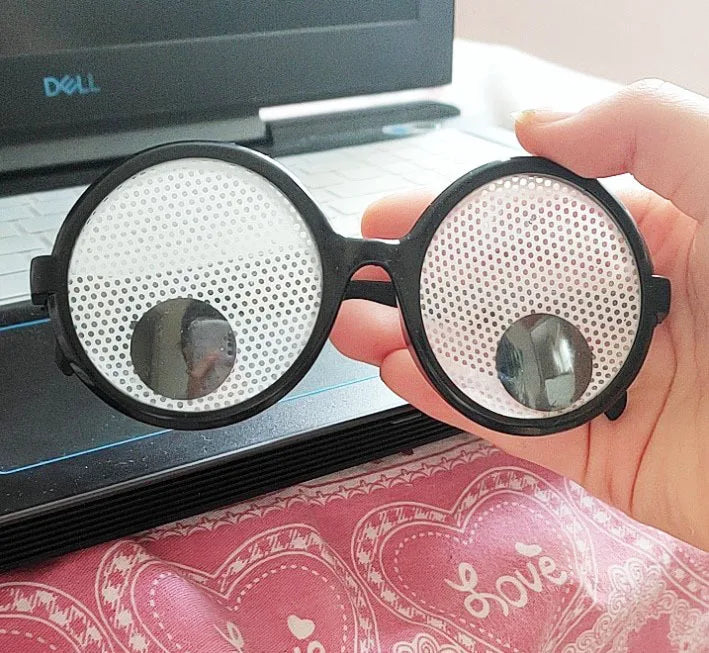 Googly Eyes Goggles | Shaking Eyes Party Glasses for Halloween and Costume Fun
