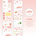 Cute Masking Tape Stickers for Junk Journal | 5x200cm Decorative Craft Tape Roll