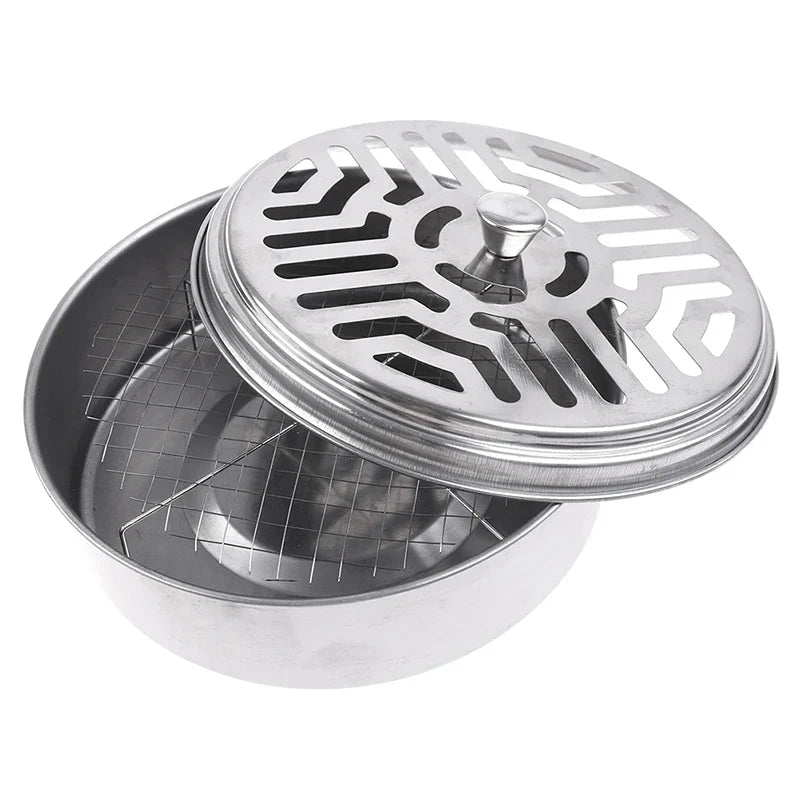 Mosquito Coil Holder with Mesh Stand | Camping Garden Incense Burner