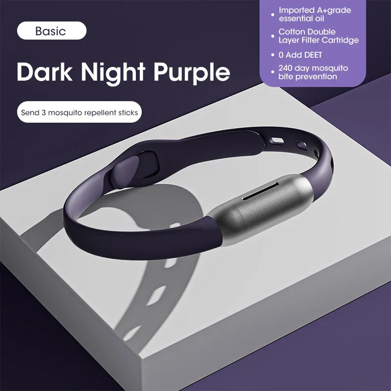 Natural Plant Mosquito Repellent Bracelet | Non-Toxic Outdoor Protection for Kids and Adults