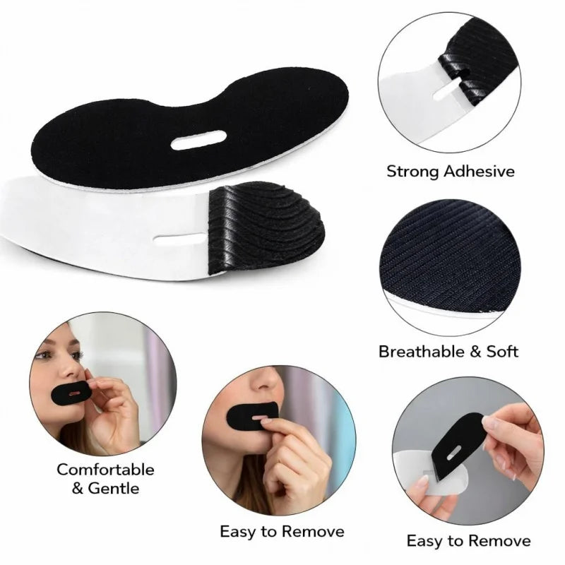 Anti-Snoring Sleep Patches 30 Pack | Nasal Breathing Strips for Better Sleep