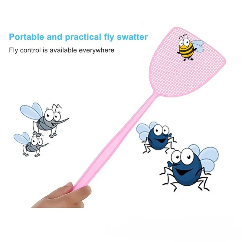 Plastic Fly Swatter | Lightweight Insect Pest Control Tool for Home Kitchen Outdoor