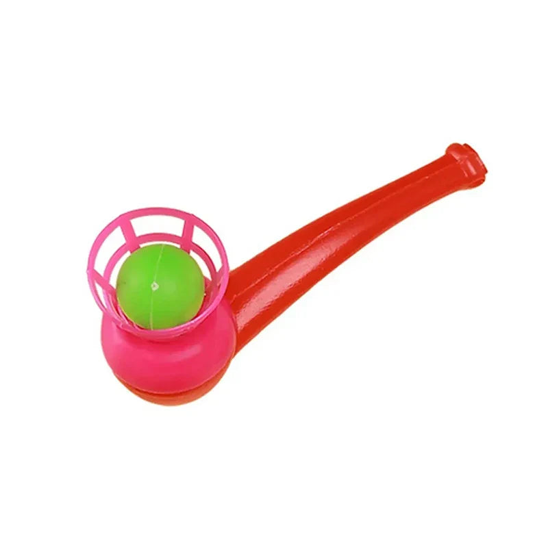 Suspended Blow Pipe Blow Ball Game | Children Balance Training Floating Ball Toy