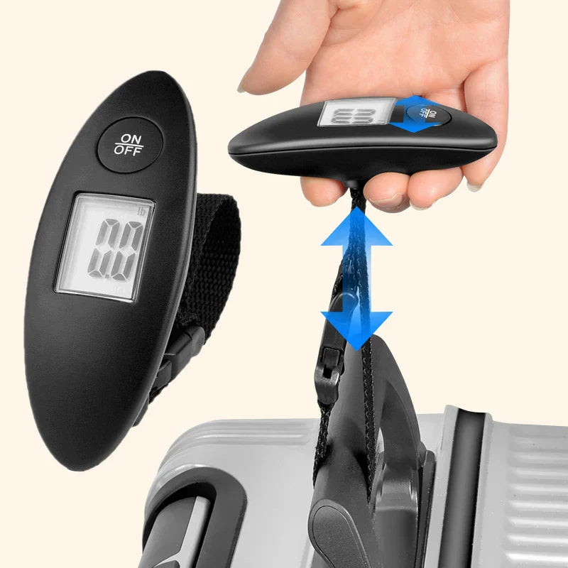 Portable Digital Hanging Luggage Scale | 40kg Capacity Travel Scale