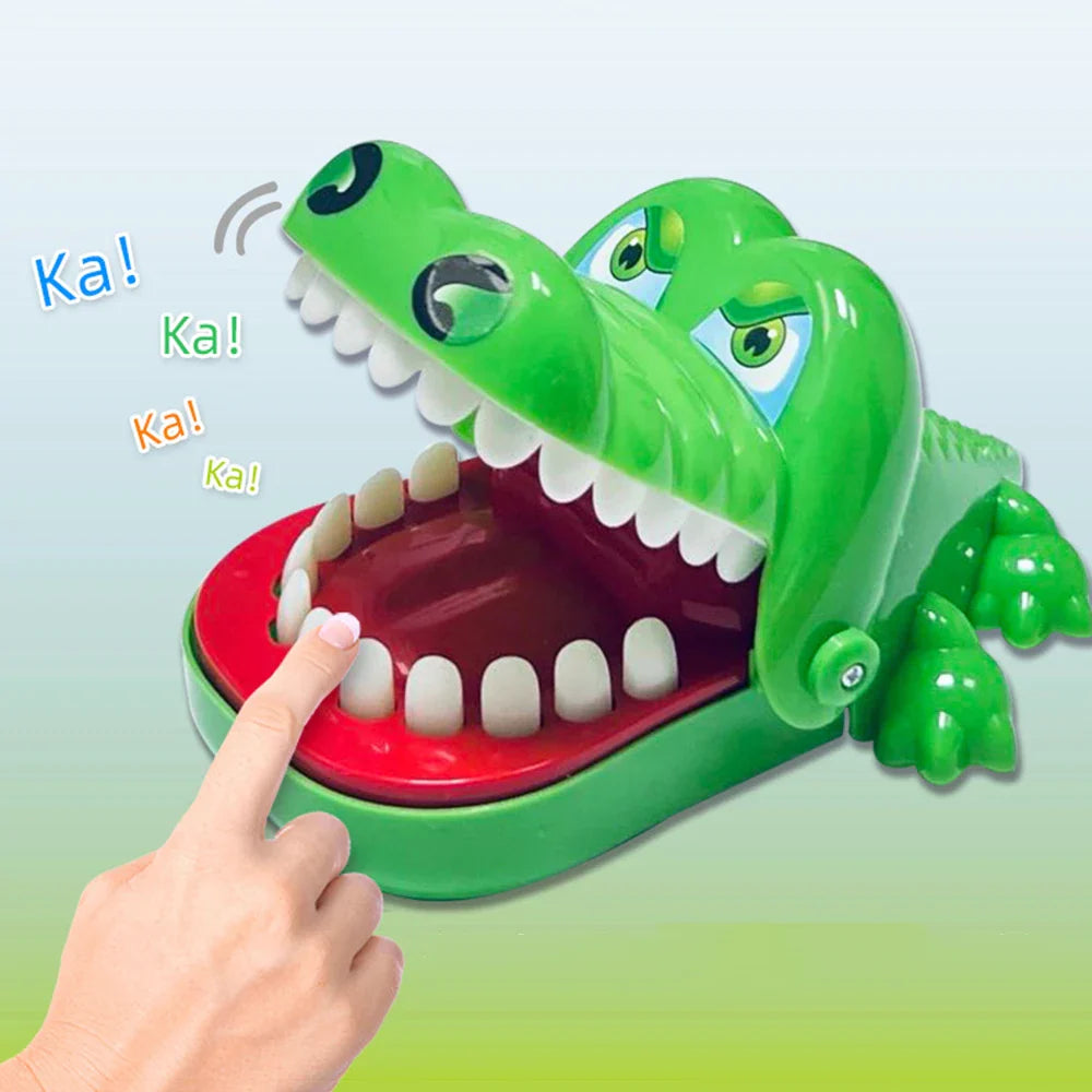 Crocodile Bites Fingers Game | Funny Alligator Tooth Reaction Toy for Kids