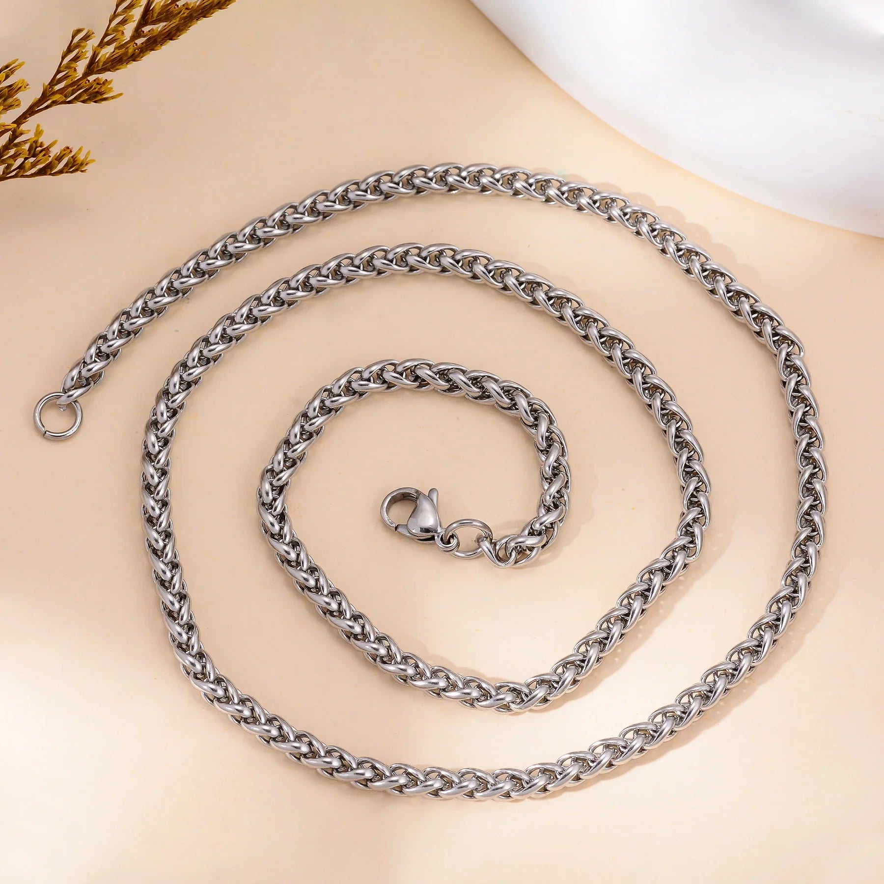 Stainless Steel Keel Link Chain Necklace for Men Women | Unisex Hip Hop Chain 16-40 inch
