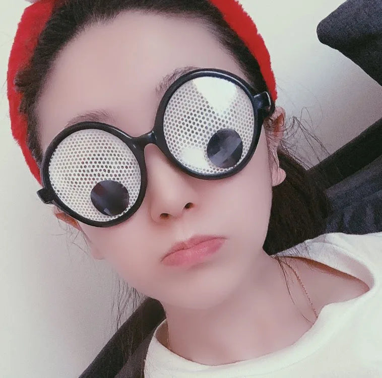 Googly Eyes Goggles | Shaking Eyes Party Glasses for Halloween and Costume Fun