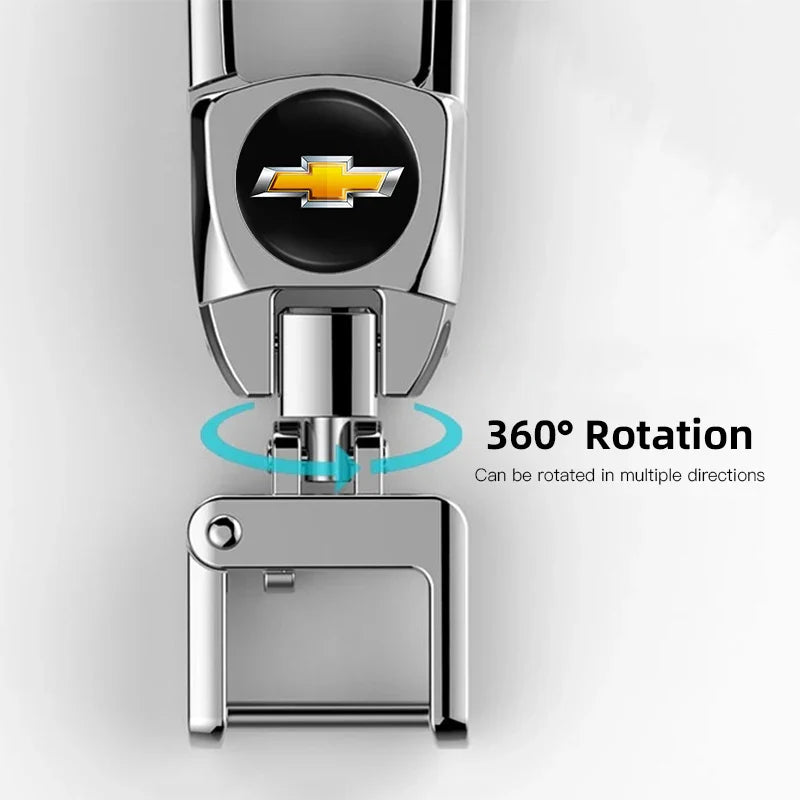 Chevrolet Metal Keychain Key Ring | Car Logo Pendant for Auto Accessories