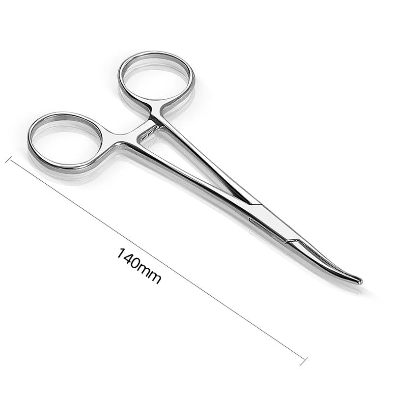 Stainless Steel Locking Forceps | Multi-Purpose Hemostatic Clamp for Fishing and Crafting