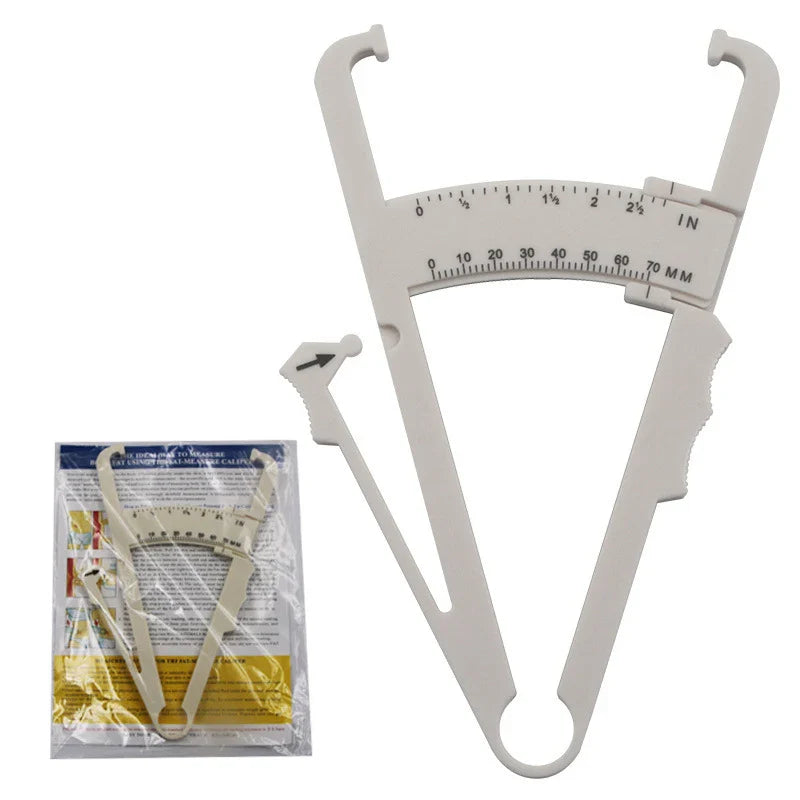 Body Fat Caliper for Home Use | Skinfold Thickness Tester for Fitness Tracking