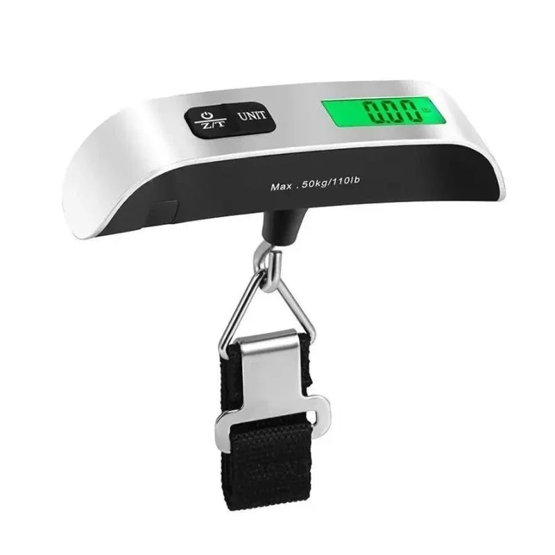 Portable Digital Luggage Scale 110lb/50kg | Travel Hanging Weight Scale