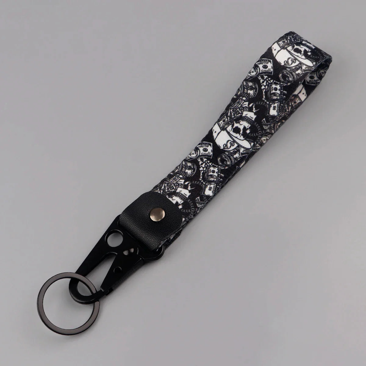 Skeleton Car Keychain | Scary Key Ring Jewelry for Men Women Motorcycle Lanyard Halloween Gift