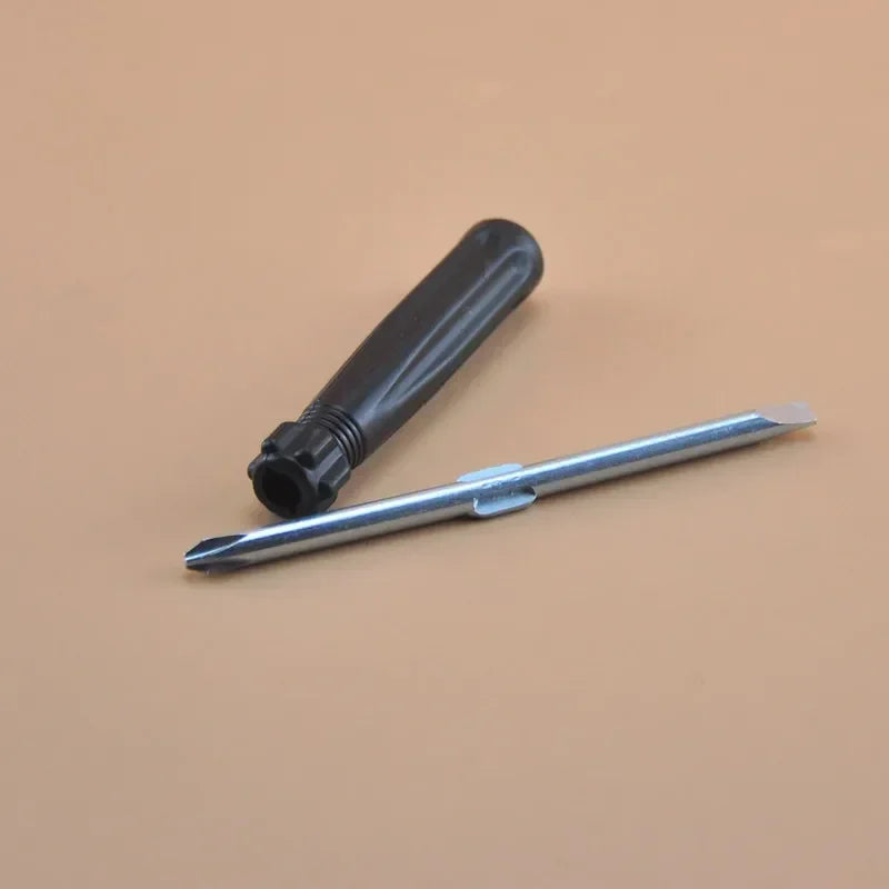 Dual Purpose Manual Screwdriver | Compact Cross and Flathead Set