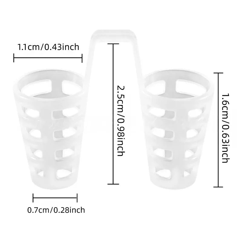 Mini Transparent Anti-Snoring Nose Clips | 24-Piece Set for Better Sleep