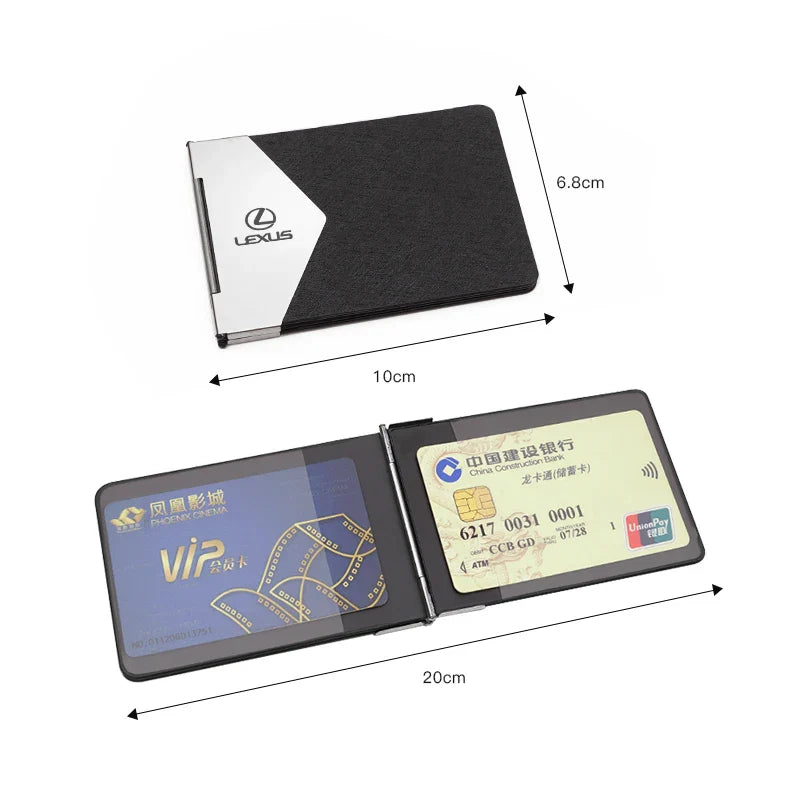 Thin Aluminum Credit Card Holder for Lexus | Laser Engraved ID Case