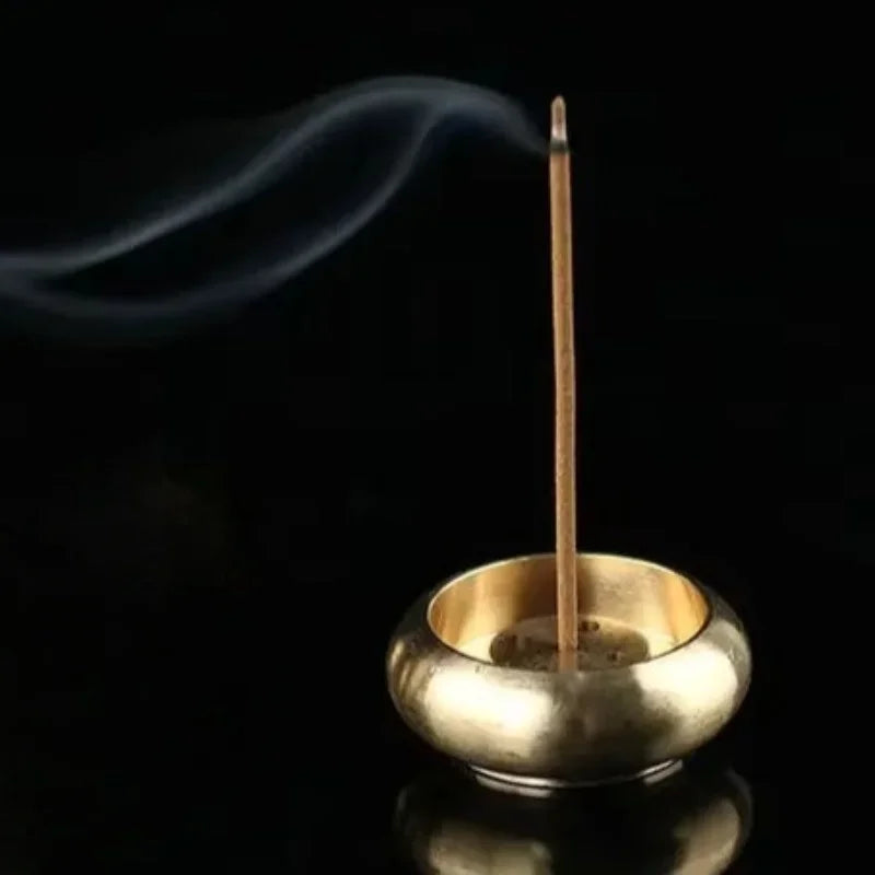 Porous Lotus Incense Holder Tray | Zen Metal Sandalwood Incense Burner Plate